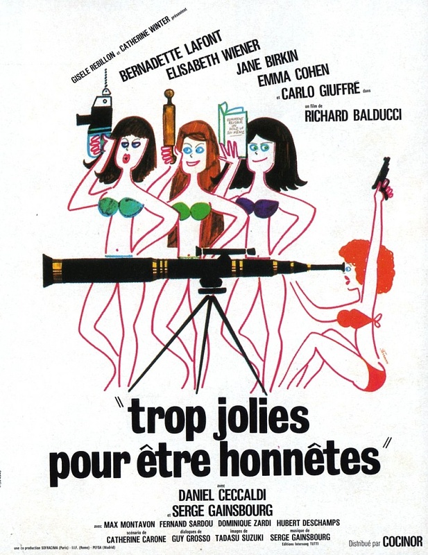Trop jolies pour etre honnetes / Слишком красивые, чтобы быть честными (1972)