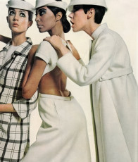 Moyra Swann, Donyale Luna, Peggy Moffit by David Bailey (1966)