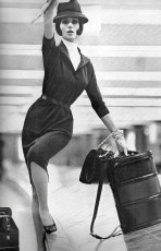 Simone d'Aillencourt by Lillian Bassman (1961)