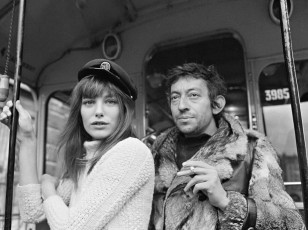 Jane Birkin, Serge Gainsbourg by Henri Bureau (1970)
