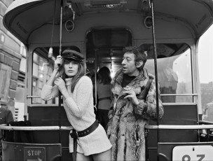 Jane Birkin, Serge Gainsbourg by Henri Bureau (1970)