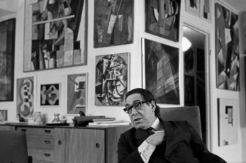Moscow. Collector George Kostaki at home by Henri Cartier-Bresson (1972)
