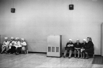 Moscow. The Slava Watch Factory, Break by Henri Cartier-Bresson (1972)