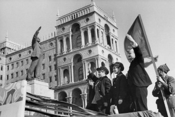 Azerbaijan, Baku. November 7th by Henri Cartier-Bresson (1972)