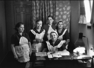 Azerbaijan, Baku. The Intourist Hotel, The maids by Henri Cartier-Bresson (1972)