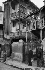 Georgia, Tbilisi. Old houses by Henri Cartier-Bresson (1972)
