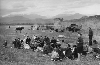 Georgia, Telavi. Alaverdi Monastery by Henri Cartier-Bresson (1972)