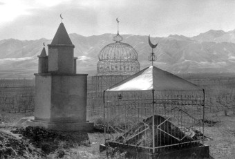 Kyrgyzstan. Muslim cemetery XVII by Henri Cartier-Bresson (1972)