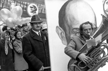 Estonia, Tallinn Celebrating May Day by Henri Cartier-Bresson (1973)