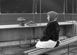 Pskov. On the market by Henri Cartier-Bresson (1973)