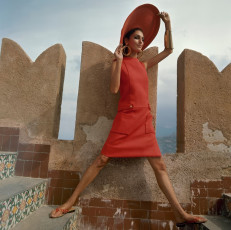 Benedetta Barzini by Henry Clarke (1967)