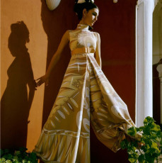 Benedetta Barzini by Henry Clarke (1968)