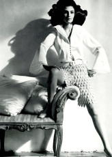 Benedetta Barzini by Henry Clarke (1968)