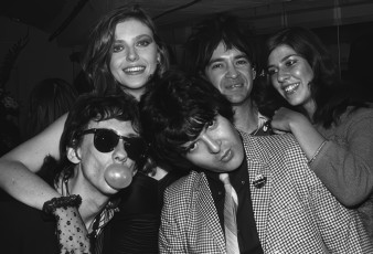 Stiv Bators, Bebe Buell, Rodney Bingenheimer, Maria Montoya by Brad Elterman (1978)
