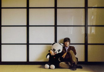 John Lennon With Panda, Weybridge, 1965