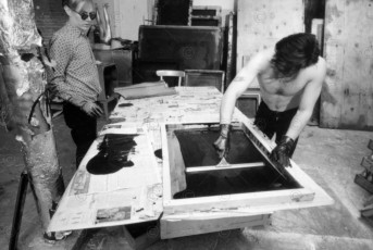 Andy Warhol, Philip Fagan (actor) by Lawrence Fried (1965)