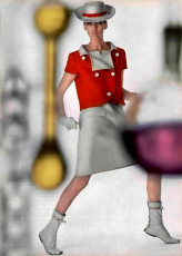 Simone d'Aillencourt by Jean-Louis Guegan (1965)