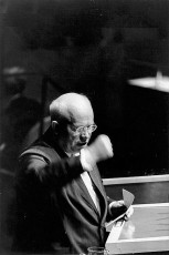 Nikita Khrushchev, U.N. General Assembly by Sergio Larrain (1960)