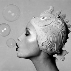 Jerry Hall by Barry Lategan (1973)