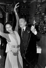 Donyale Luna, Salvador Dali by Harry Morrison (1975)