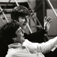 Paul McCartney, John Lennon at Wembley Studiosin by Terry O’Neill (1964)
