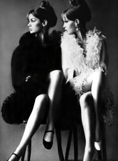 Celia Hammond, Jean Shrimpton by Helmut Newton (1966)