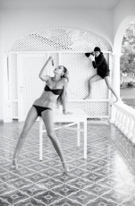 Jerry Hall, Antonio Lopez by Norman Parkinson (1975)