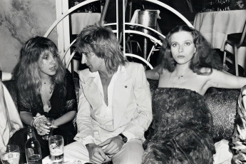 Stevie Nicks, Rod Stewart, Bebe Buell by Robin Platzer (1977)