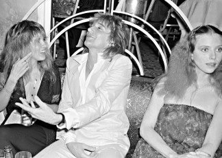 Stevie Nicks, Rod Stewart, Bebe Buell by Robin Platzer (1977)