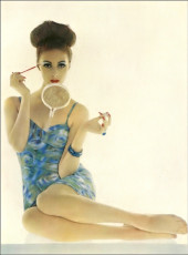 Wilhelmina Cooper by Karen Radkai (1962)