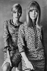 Jill Kennington, Pattie Boyd by Peter Rand (1965)