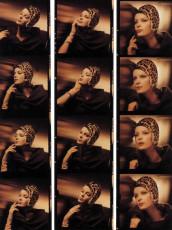 Contact sheet of Nena von Schlebrugge by John Rawlings (1960)