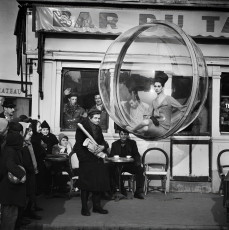 Simone d’Ailencourt (Bubble, Seine, Paris) by Melvin Sokolsky (1963)