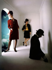 Jean Shrimpton, Veronica Hamel by Melvin Sokolsky (1964)