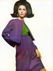 Benedetta Barzini by Bert Stern (1967)