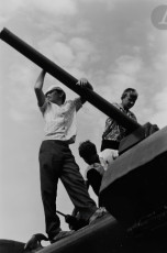 USSR, Moscow, Children on war memorial by Louis Stettner (1975)