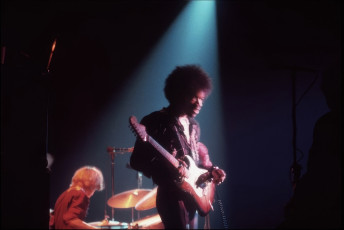 Jimi Hendrix, Winterland, San Francisco by Allan Tannenbaum (1968)
