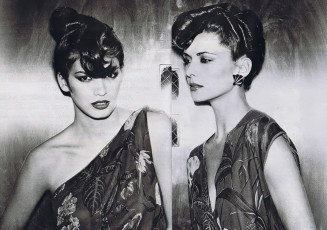 Gia Carangi, Regine Jaffrey by Chris von Wangenheim (1978)