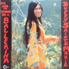 Buffy Sainte-Marie / SHE USED TO WANNA BE A BALLERINA (1971) - photo by Guy Webster