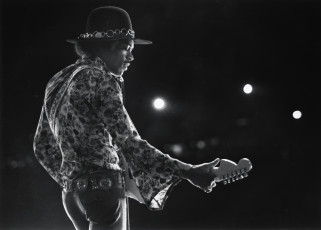 Jimi Hendrix by Barrie Wentzell (1968)