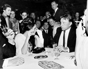 Elizabeth Taylor and Richard Burton
Palace Hotel, Gstaad, Switzerland by Philip Townsend / 1966