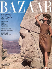 Nena von Schlebrugge by Gleb Derujinsky / Harper's Bazaar USA (1962.01)