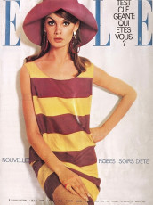 Jean Shrimpton by Peter Knapp / Elle FRA (1965.07)