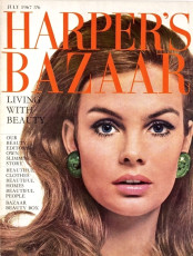 Jean Shrimpton by Bill King / Harper's Bazaar UK (1967.06)