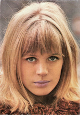 Marianne Faithfull by Roger Kasparian / French postcard (1965)