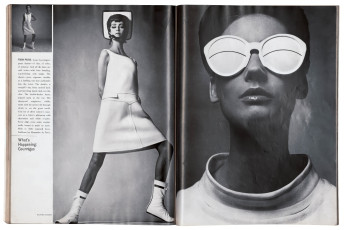 Simone d'Aillencourt by Richard Avedon / Harper's Bazaar (1965.04)