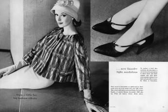 Katherine Pastrie by Henry Clarke / Vogue USA (1960.01/2)