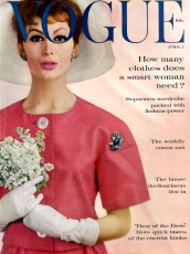 Isabella Albonico by John Rawlings / Vogue USA (1960.04)