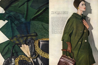 Isabella Albonico by Tom Palumbo / Vogue USA (1960.08/2)