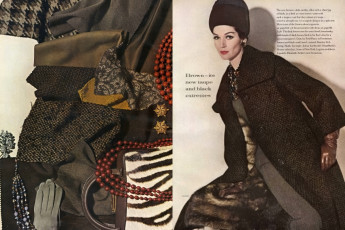 Simone d'Aillencourt by Tom Palumbo / Vogue USA (1960.08/2)